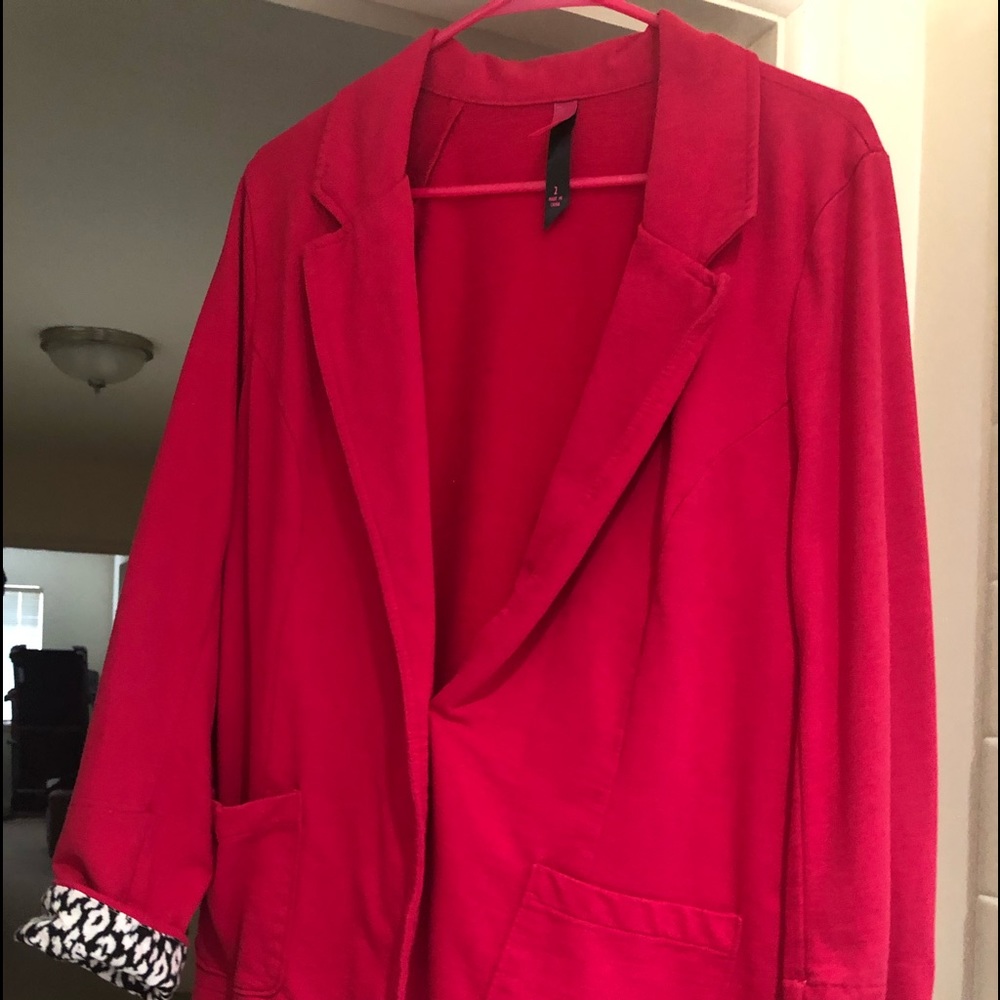 Pink blazer